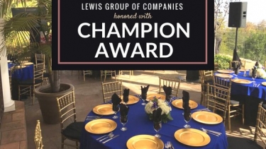 Lewis Group Of Companies Champion Award