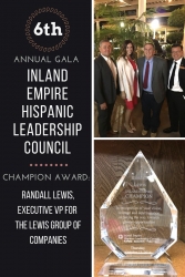 Lewis Group Of Companies Receive Champion Award at IEHLC Gala