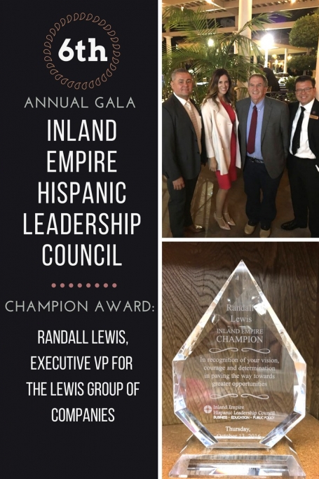 Inland Empire Hispanic Leadership Honors Lewis Group Of Companies