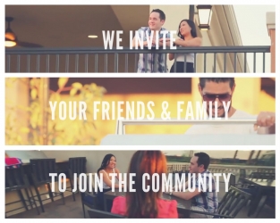 we invite your friends and family to join the community