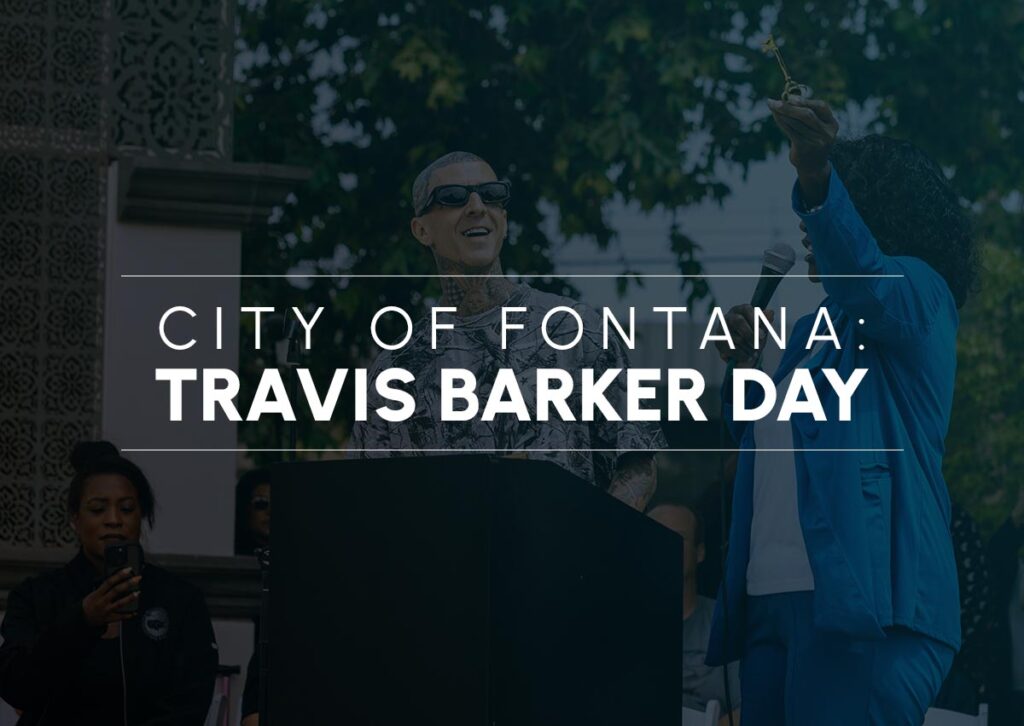 City of Fontana: Travis Barker Day
